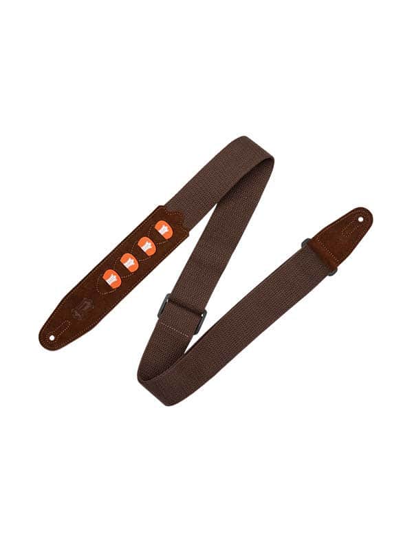 LEVY'S COTON AVEC 4 PORTES MÉDIATORS, 5 CM - BROWN