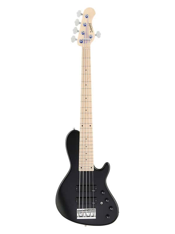 SADOWSKY GUITARS METROLINE, SINGLE CUT BASS 5, ASH - SATIN BLACK PEARL