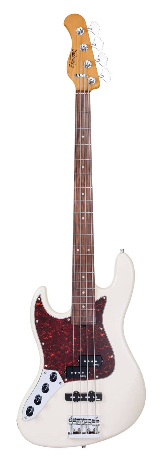 SADOWSKY GUITARS METROEXPRESS, HYBRID PJ 4, GAUCHER - OLYMPIC WHITE,ROSEWOOD