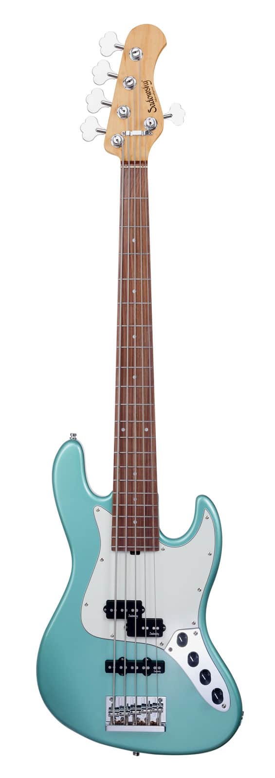 SADOWSKY GUITARS METROEXPRESS, HYBRID PJ 5 - SAGE GREEN METALLIC,RSW