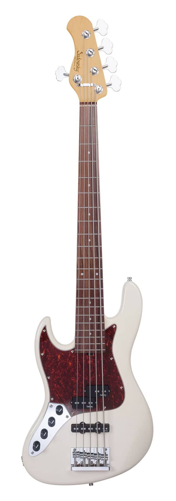 SADOWSKY GUITARS METROEXPRESS, HYBRID PJ 5, GAUCHER - OLYMPIC WHITE,ROSEWOOD