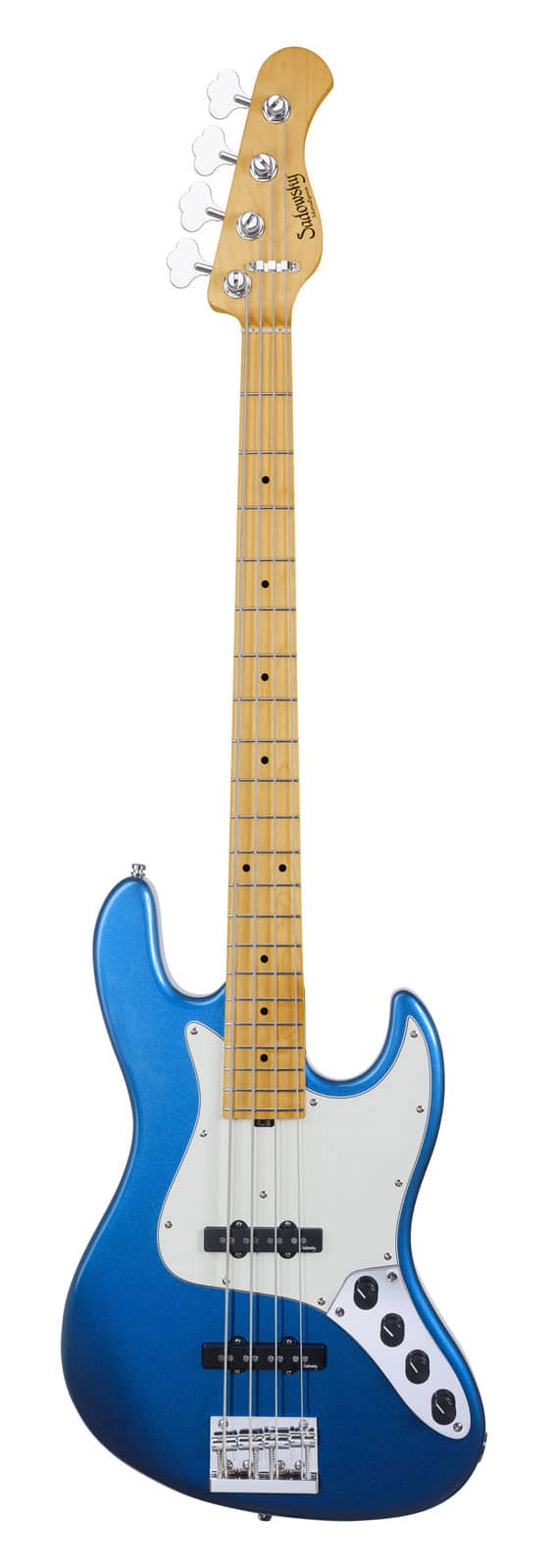 SADOWSKY GUITARS METROEXPRESS, STANDARD JJ 4 - ICE BLUE METALLIC,MAPLE