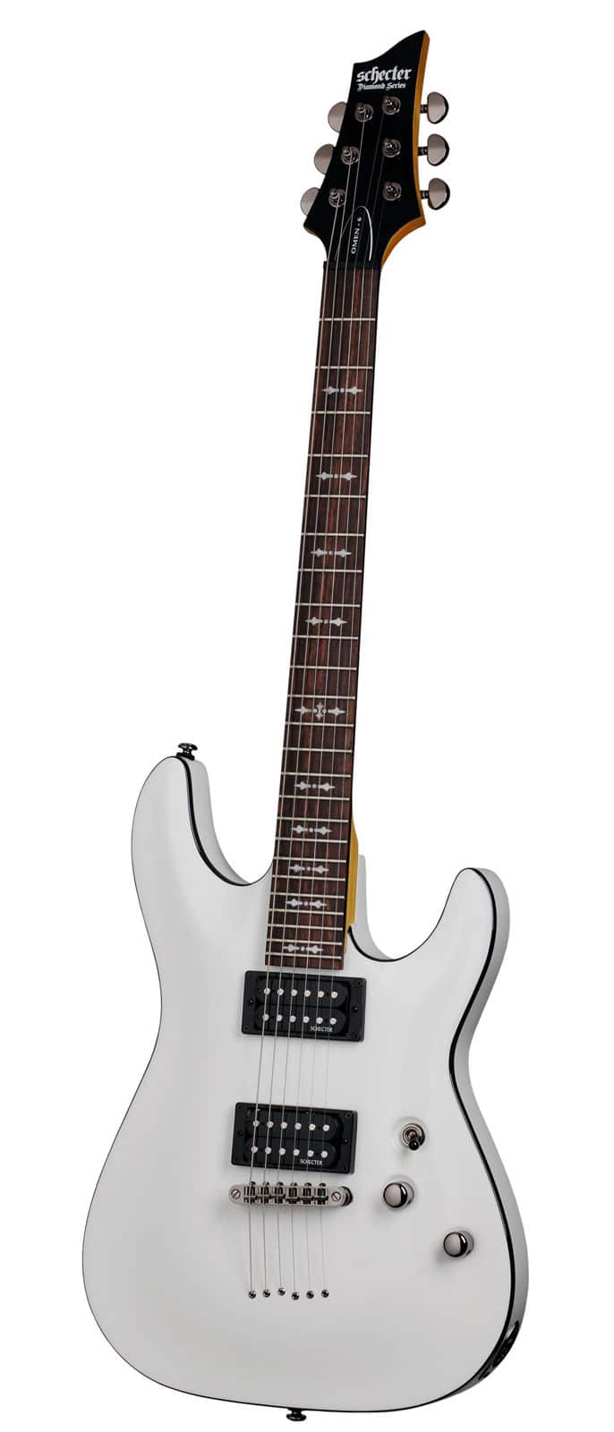 SCHECTER OMEN 6-12 VINTAGE WHITE