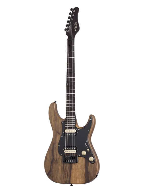 SCHECTER SS EXOTIC SUNVALLEY BLACK LIMBA