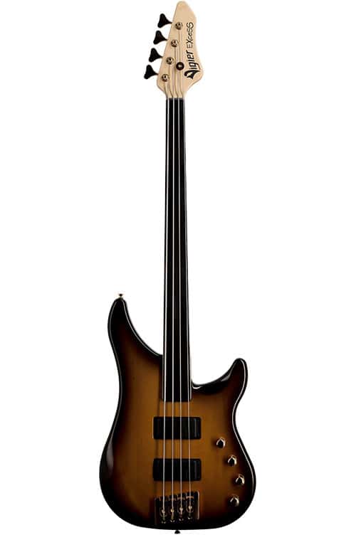 VIGIER EXCESS 4 ORIGINAL FRETLESS IMETAL - ANTI-TOBACCO IM,GOLD