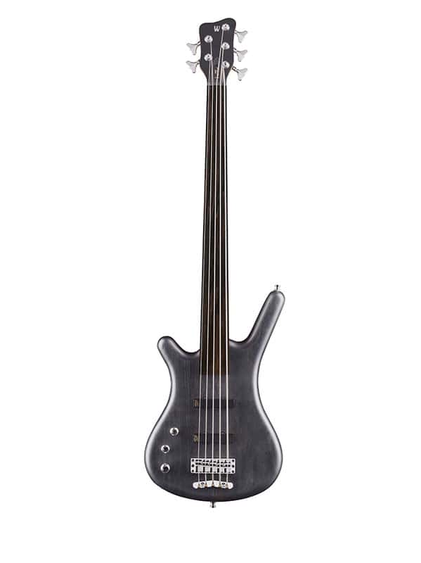 WARWICK BASS GPS CORVETTE ASH 5 ACTIVE FRETLESS, GAUCHER - NIRVANA BLACK SATIN