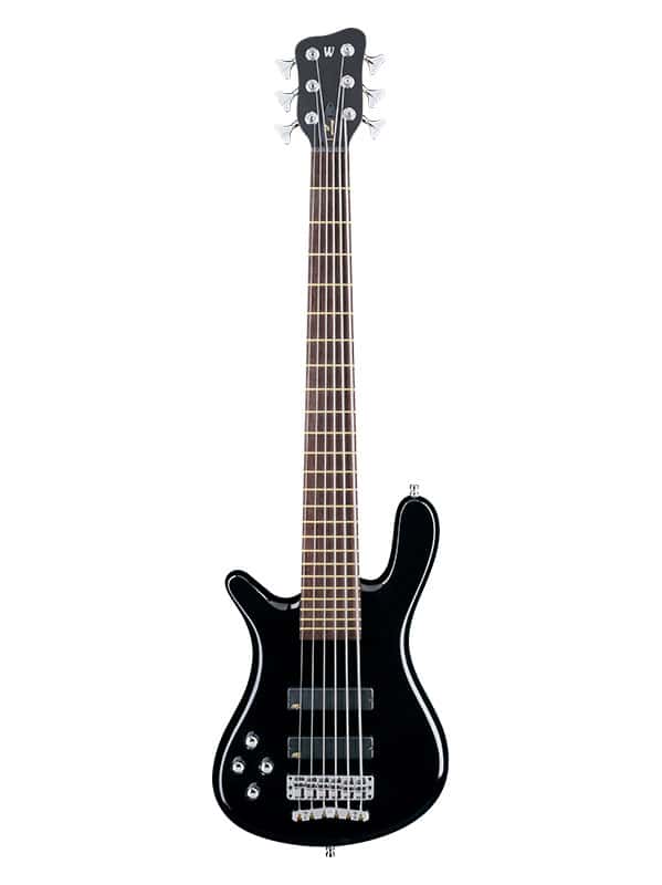 WARWICK BASS GPS STREAMER LX 6, GAUCHER - SOLID BLACK