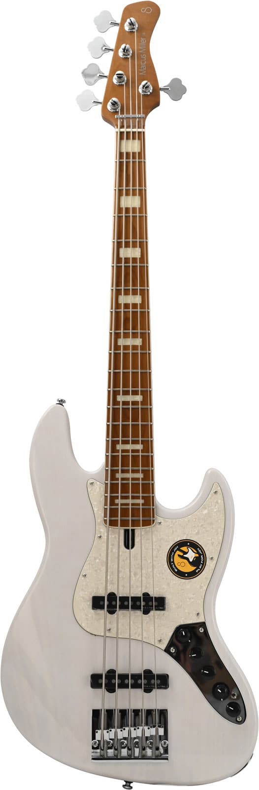 SIRE MARCUS MILLER V8 SWAMP ASH-5 WB MN + HOUSSE