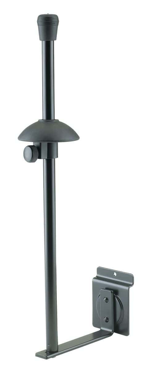 K&M 44250-000-55 STAND NOIR POUR TROMBONE PANNEAU RAINURE