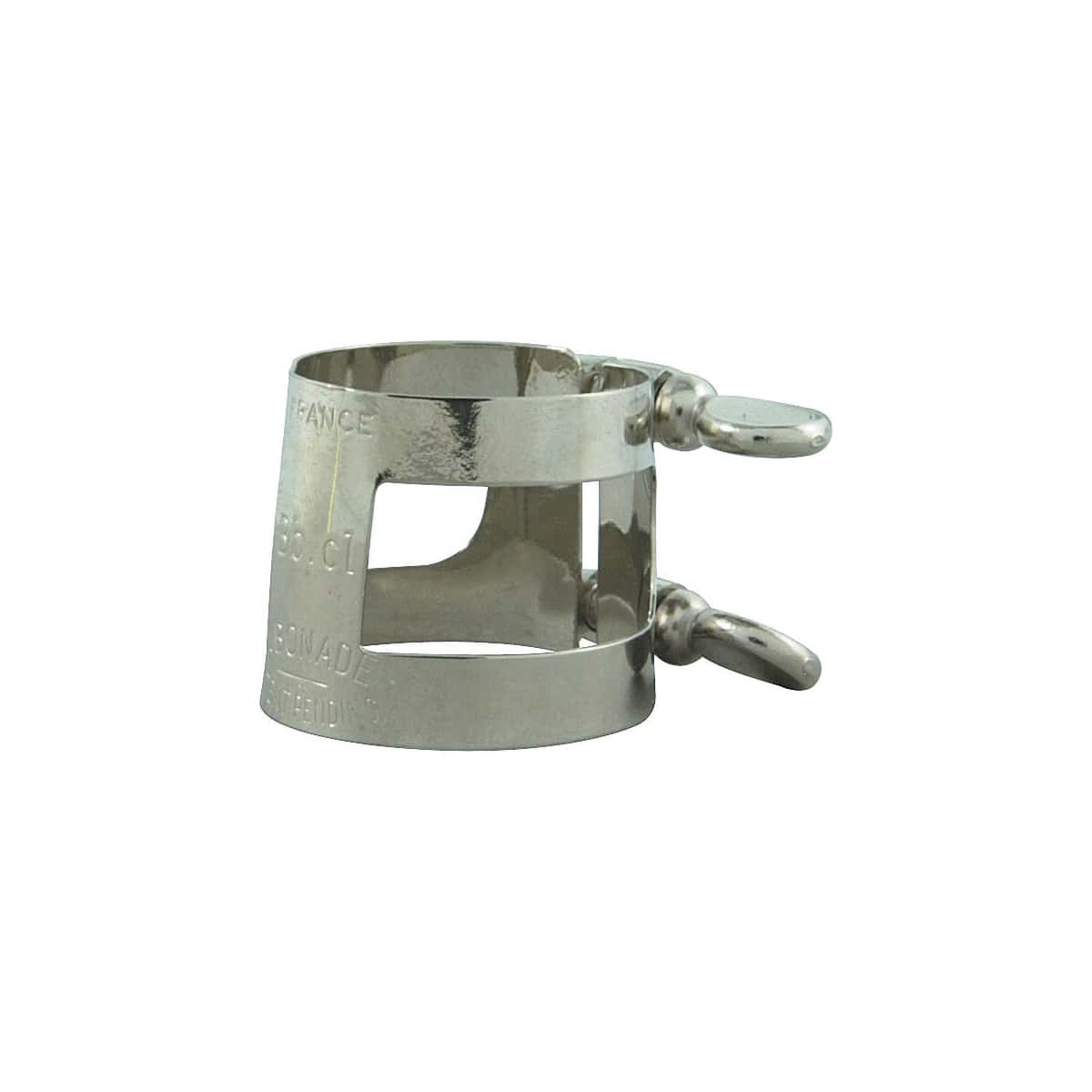 BONADE LIGATURE DE CLARINETTE BASSE VIS INVERSEE NICKELEE