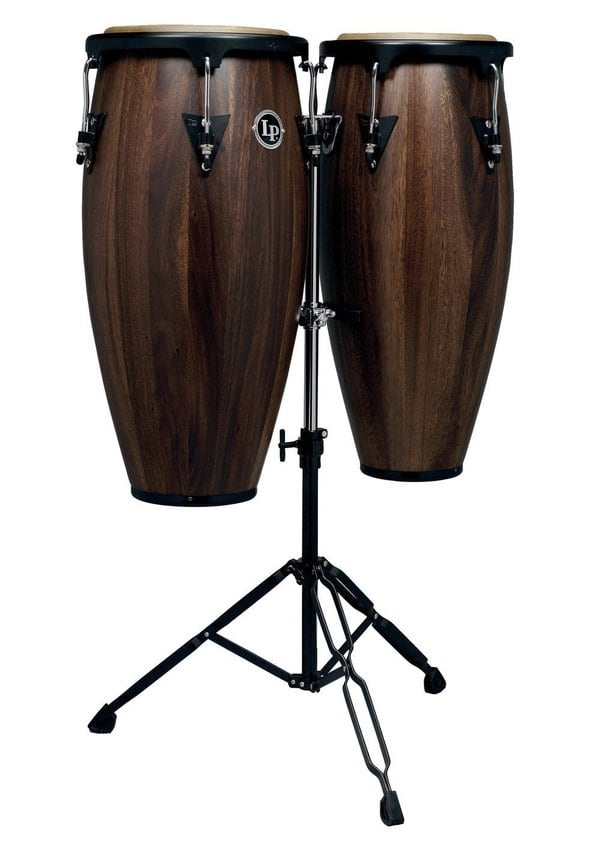 LP LATIN PERCUSSION CONGAS ASPIRE DUO QUINTO/CONGA SATIN WALNUT