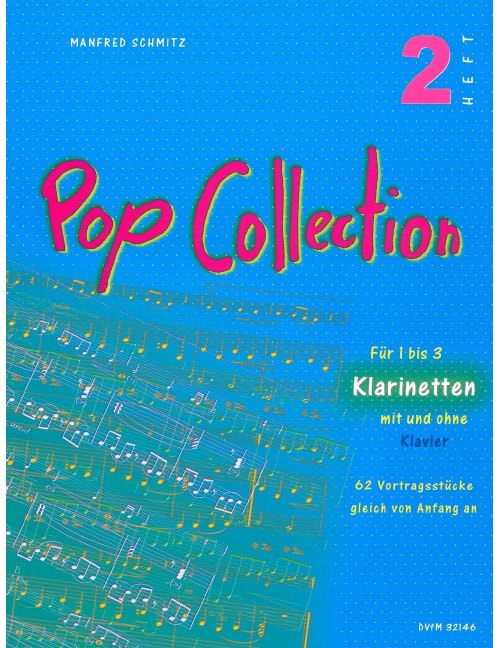 EDITION BREITKOPF SCHMITZ - POP COLLECTION - 62 VORTRAGSSTÜCKE FÜR KLARINETTE(N)