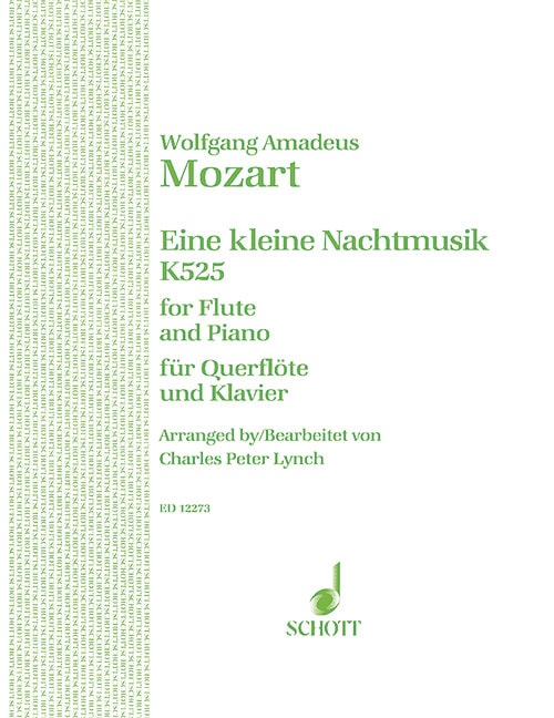 SCHOTT MOZART - EINE KLEINE NACHTMUSIK K.525 - FLUTE ET PIANO