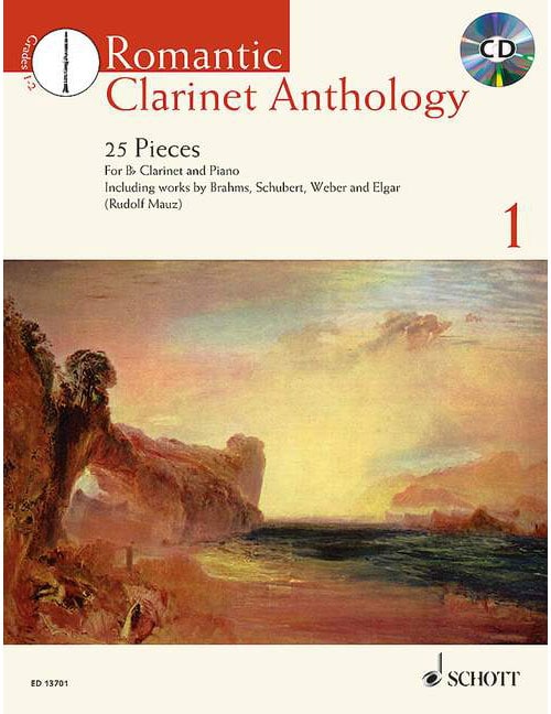 SCHOTT ROMANTIC CLARINETTE ANTHOLOGY VOL. 1 - CLARINETTE ET PIANO