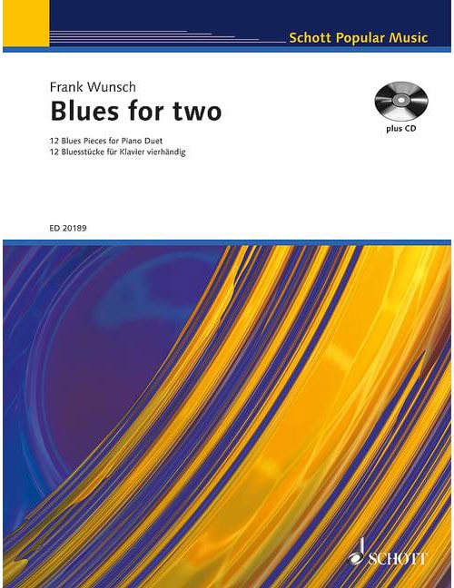 SCHOTT WUNSCH - BLUES FOR TWO - PIANO (4 HETS)