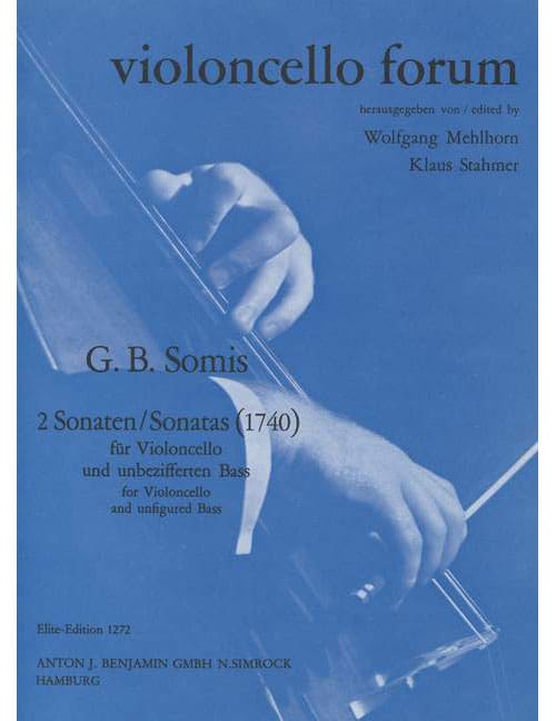 SIMROCK SOMIS - TWO SONATAS - VIOLONCELLE ET BASSO CONTINUO