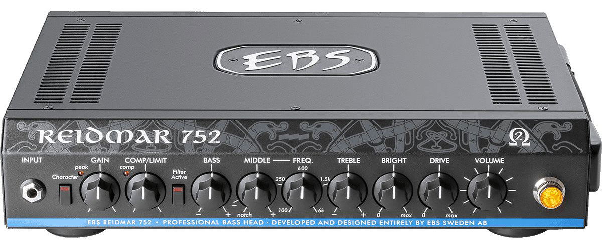 EBS TETE D'AMPLI BASSE REIDMAR 752 (750 W SOUS 2 OHMS)