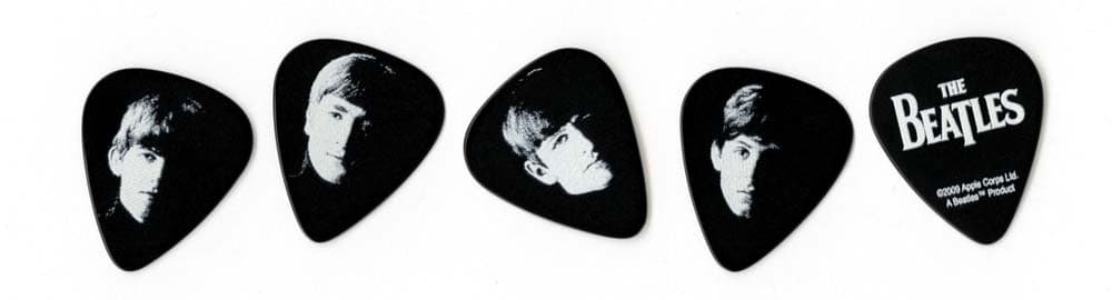 D'ADDARIO AND CO BEATLES GUITAR PICKS MEET THE BEATLES 10 PACK HEAVY