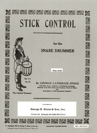 ALFRED PUBLISHING STICK CONTROL FOR THE SNARE DRUMMER - STONE GEORGE LAWRENCE