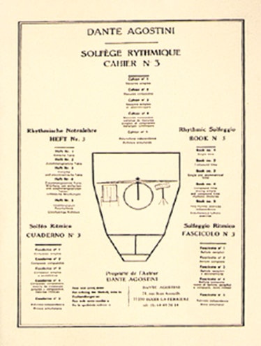 EDITIONS AGOSTINI AGOSTINI - SOLFEGE RYTHMIQUE VOL. 3