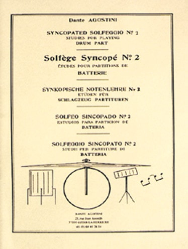 EDITIONS AGOSTINI AGOSTINI - SOLFEGE SYNCOPE VOL.2