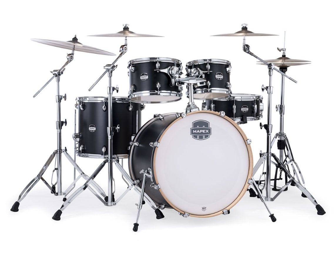 MAPEX MARS MAPLE STAGE 22 MATTE BLACK 