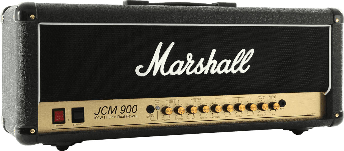 MARSHALL AMPLIS GUITARE LAMPE VINTAGE TETE 100 WATTS JCM900 - STOCK-B