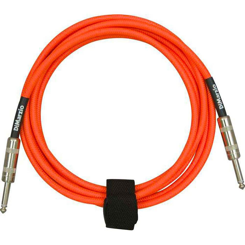 DIMARZIO EP1710SSOR CABLE JACK 3M ORANGE NEON