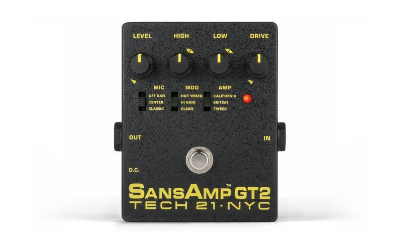 TECH21 SANSAMP GT2 PREAMPLI POUR GUITARE