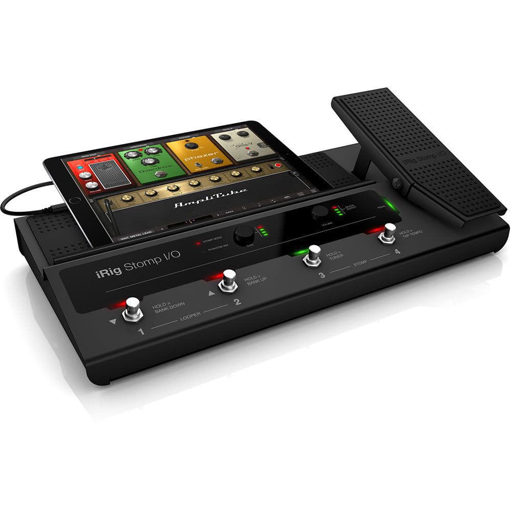 IK MULTIMEDIA IRIG STOMP I/O PEDALIER IRIG AVEC INTERFACE AUDIO INTEGREE