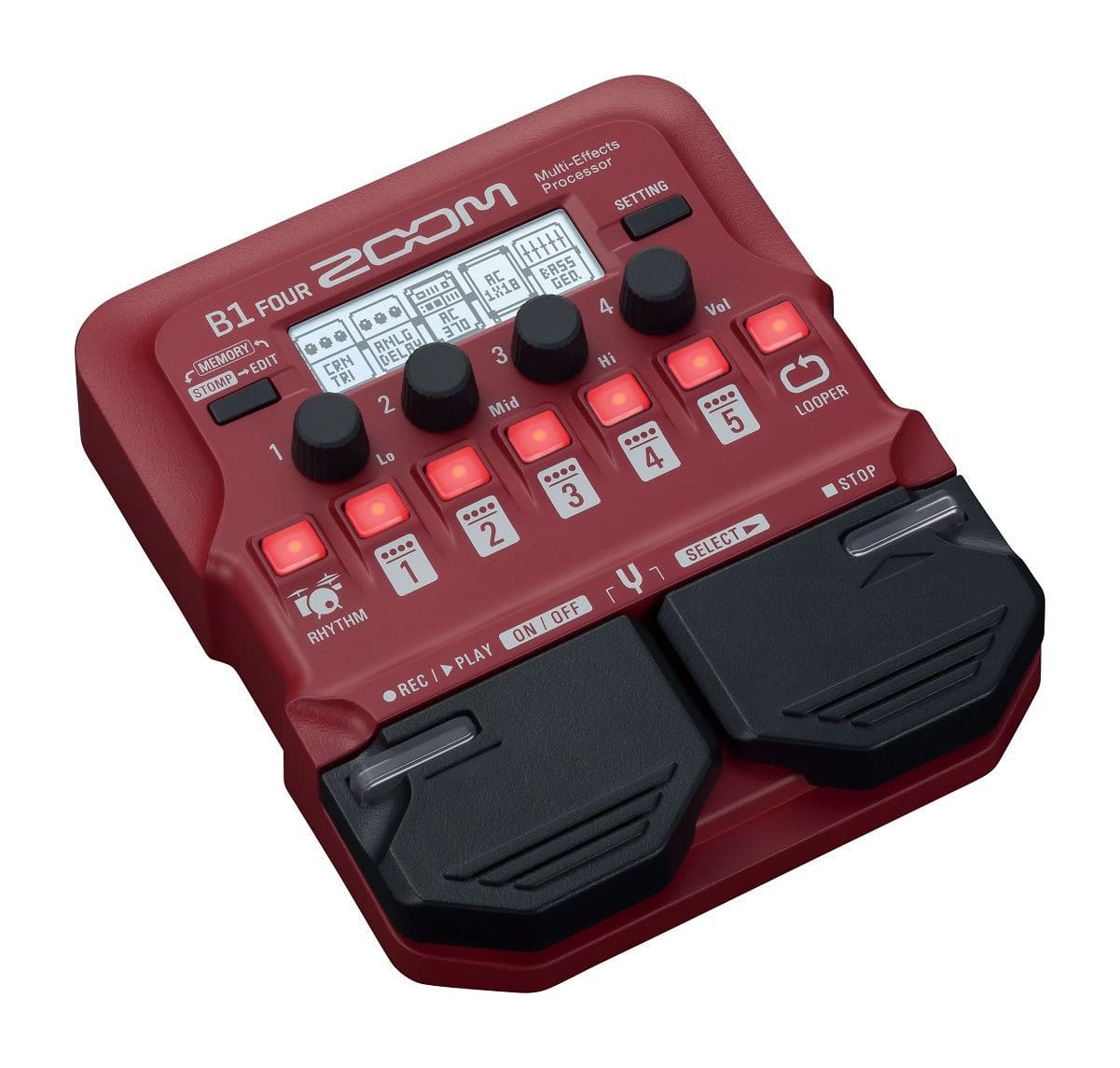 ZOOM B1 FOUR MULTIEFFET POUR BASSE