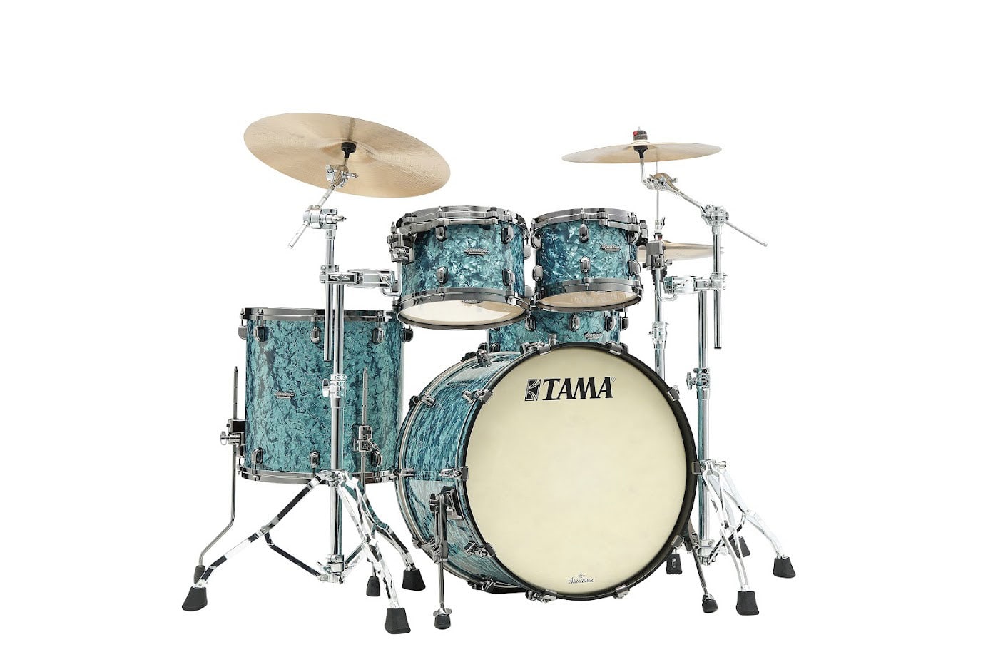 TAMA STARCLASSIC MAPLE STAGE 22 BLACK NICKEL / TURQUOISE PEARL