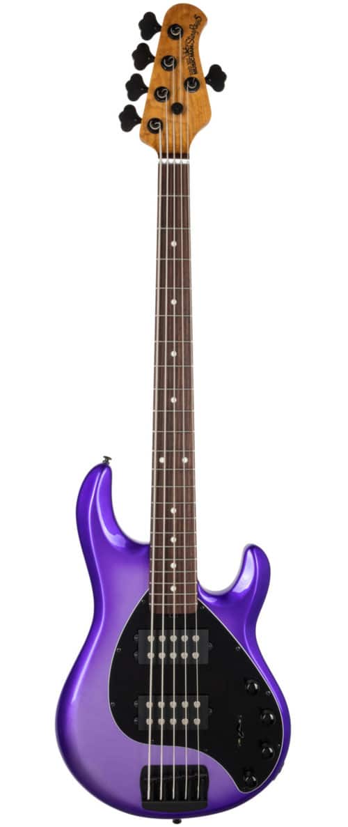 MUSIC MAN STINGRAY SPECIAL 5 HH - GRAPE CRUSH - ERABLE FLAMME/PALISSANDRE - PG NOIR - NOIR