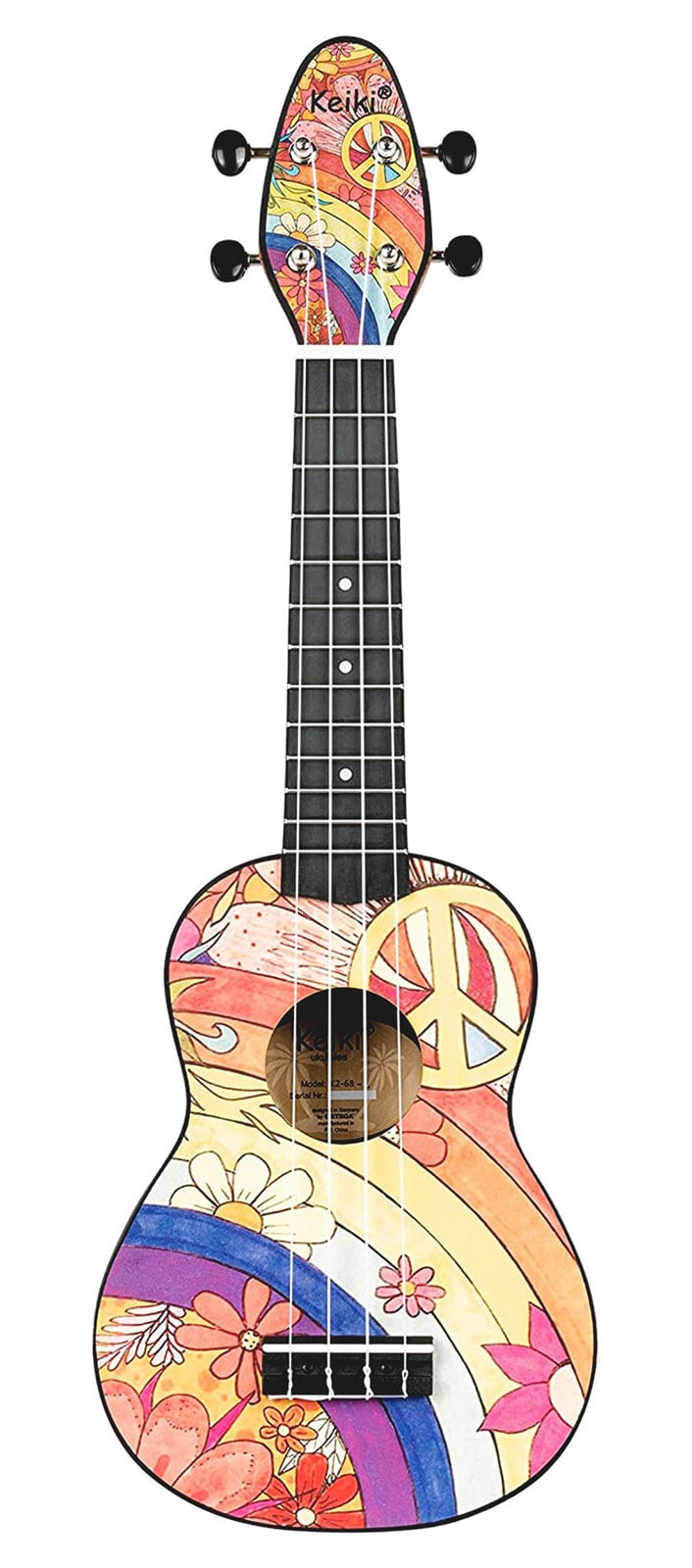 KEIKI BY ORTEGA PACK UKULELE SOPRANO KEIKI PEACE 68 LEFT