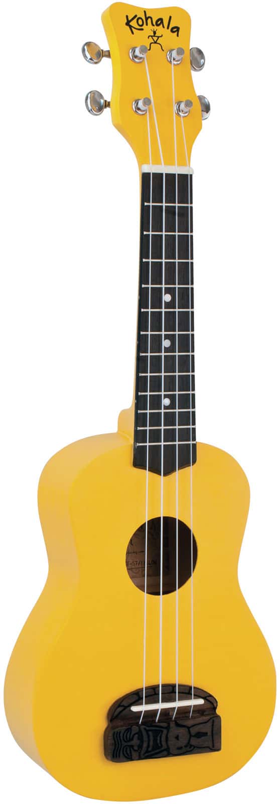 KOHALA UKULELE SOPRANO KOHALA TIKI JAUNE