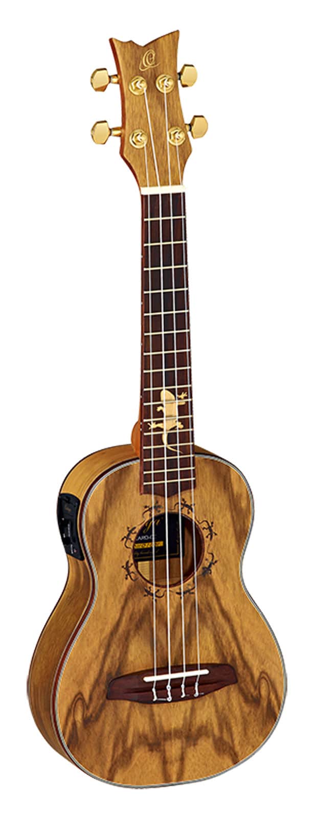 ORTEGA UKULELE CONCERT LIZARD, EQ