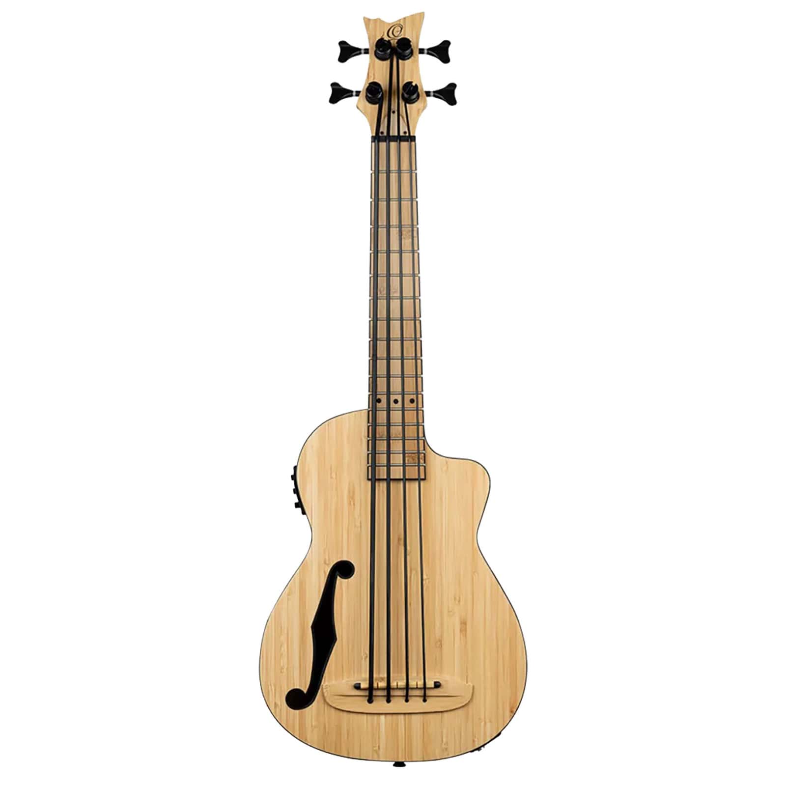 ORTEGA UKULELE BASSE BAMBOU MASSIF EQ