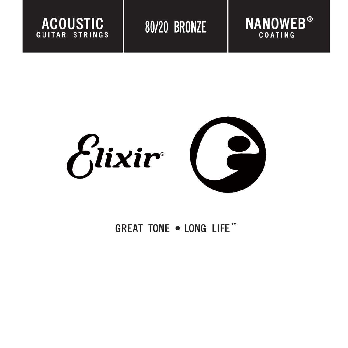 ELIXIR 15153 NANOWEB ACOUSTIQUE - CORDE L'UNITE 53