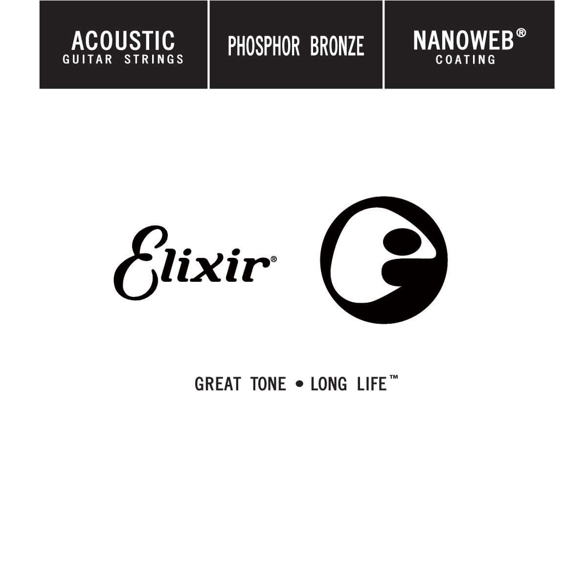 ELIXIR 14123 NANOWEB ACOUSTIQUE - CORDE L'UNITE 23