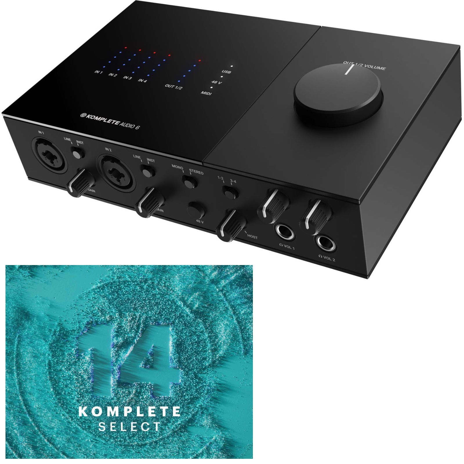 NATIVE INSTRUMENTS KOMPLETE AUDIO 6 MK2 SELECT BUNDLE