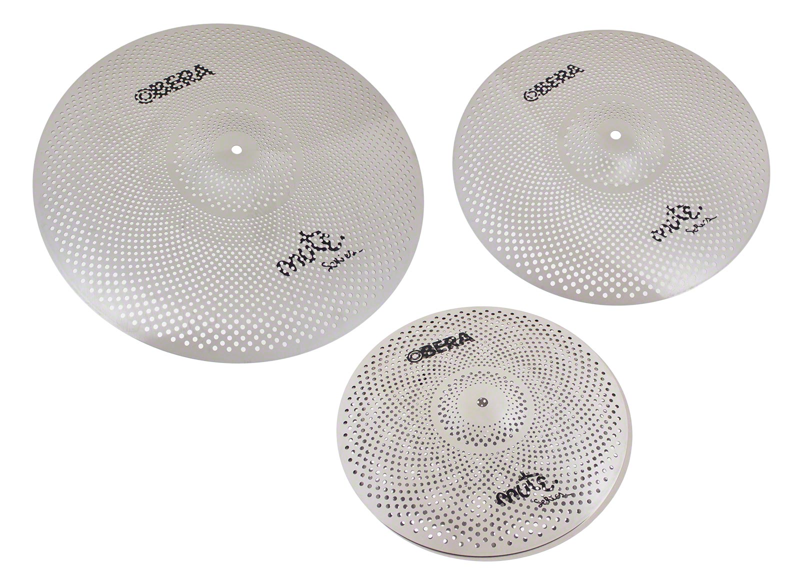 OBERA CYMBALS SET 3 CYMBALES SILENCIEUCES MUTE - 14