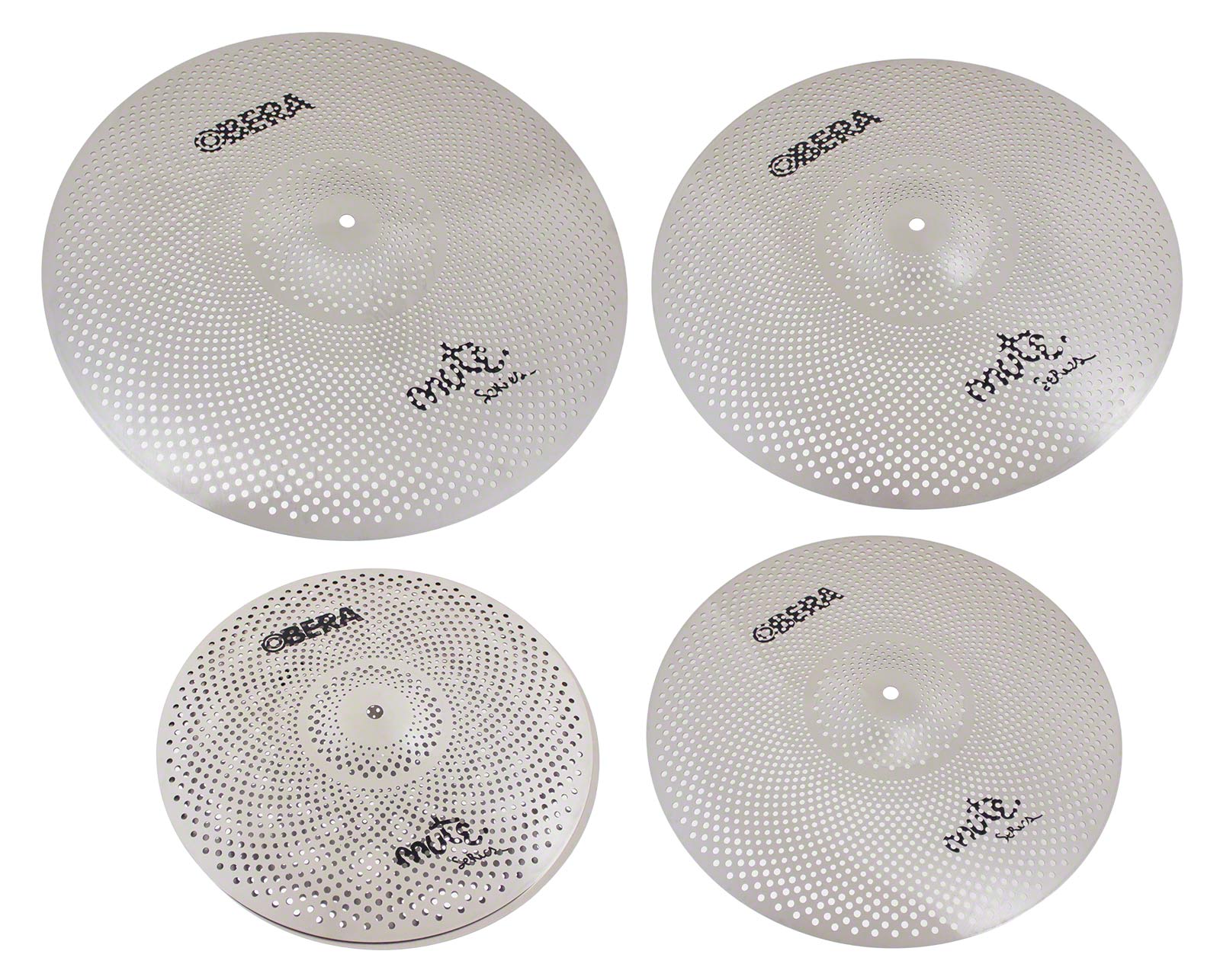 OBERA CYMBALS SET 4 CYMBALES SILENCIEUCES MUTE - 14