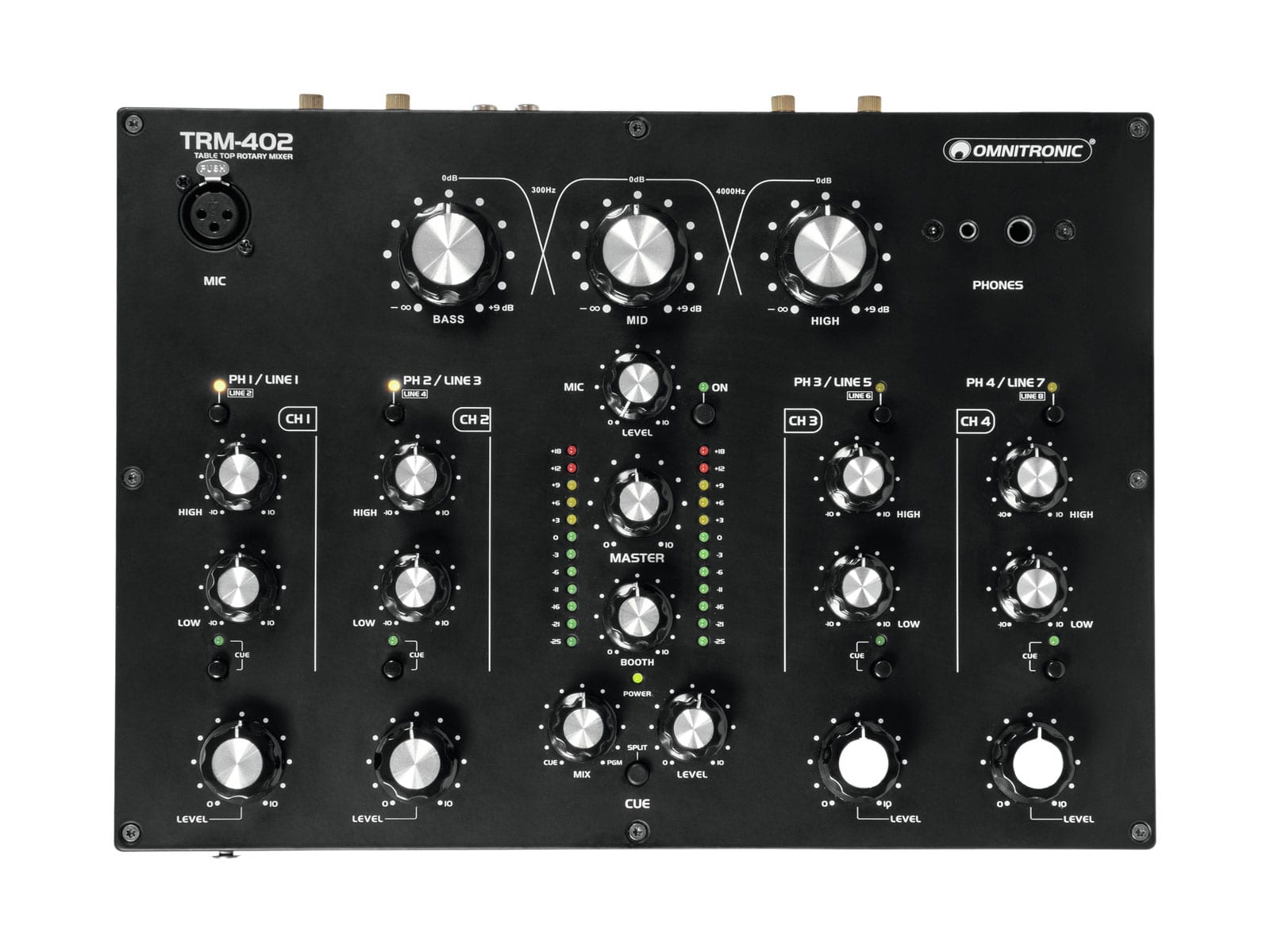 OMNITRONIC TRM-402MK3 - MIXEUR ROTATIF 4 VOIES