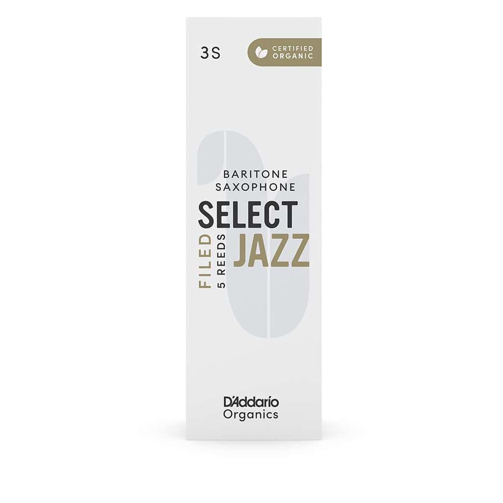 D'ADDARIO - RICO ORGANIC SELECT JAZZ 3S - SAX BARYTON (COUPE FR)