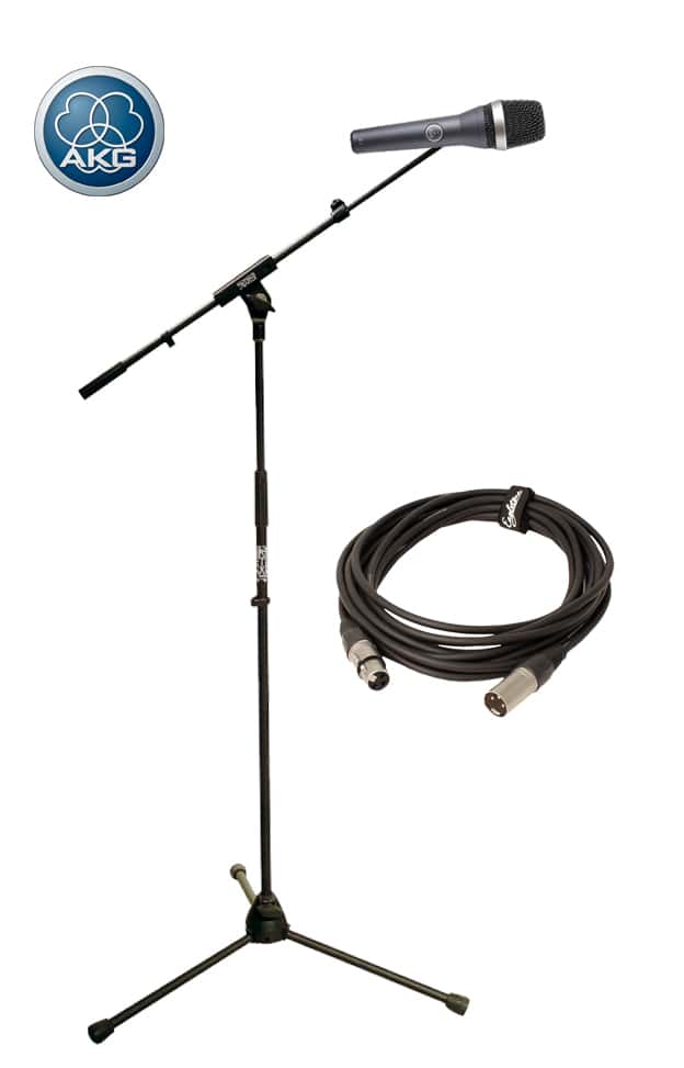 AKG D5 + CABLE XLR + PIED MICRO