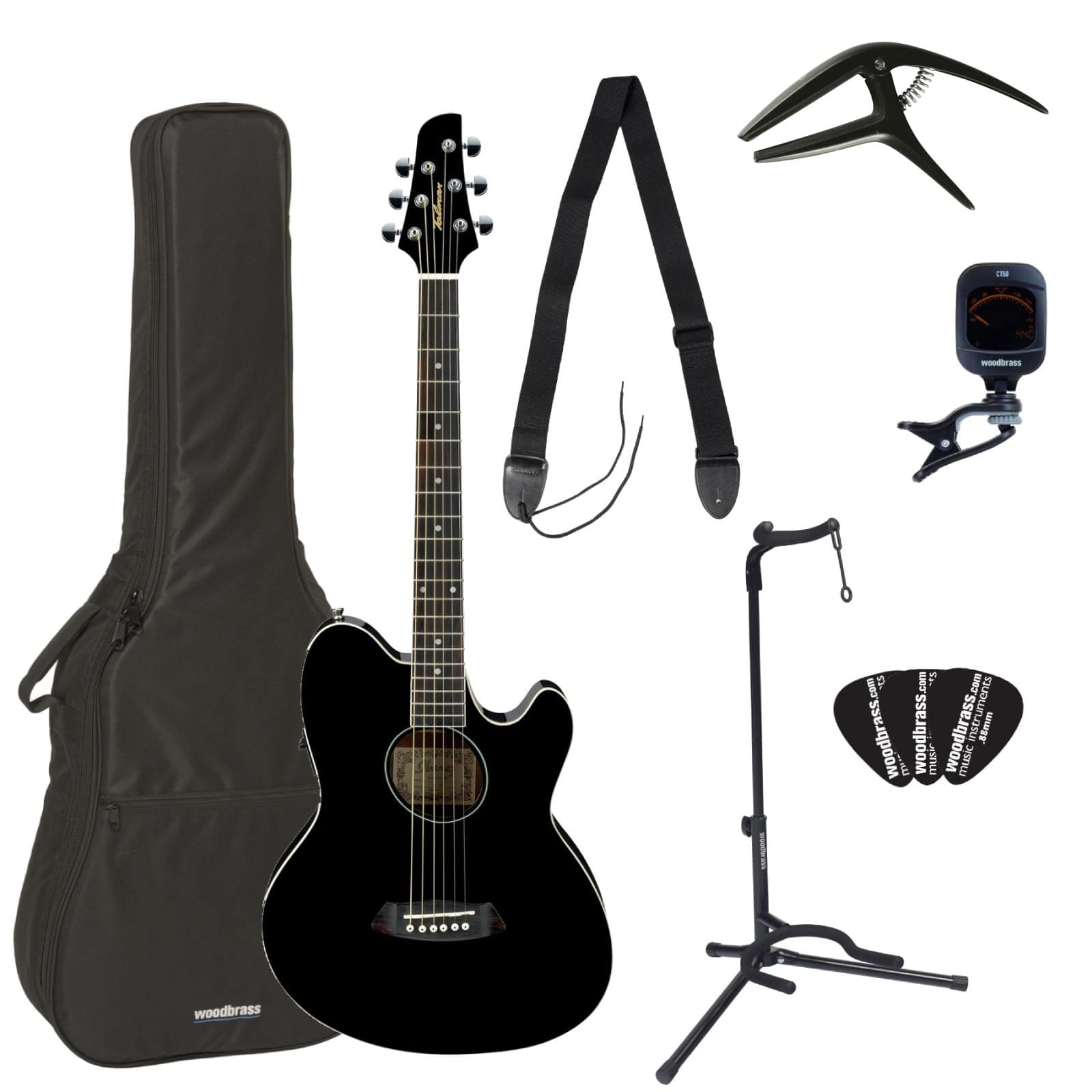 IBANEZ PACK COMPLET TCY10E BLACK HIGH GLOSS TALMAN