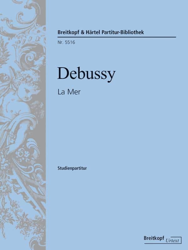 EDITION BREITKOPF DEBUSSY C. - LA MER - CONDUCTEUR POCHE
