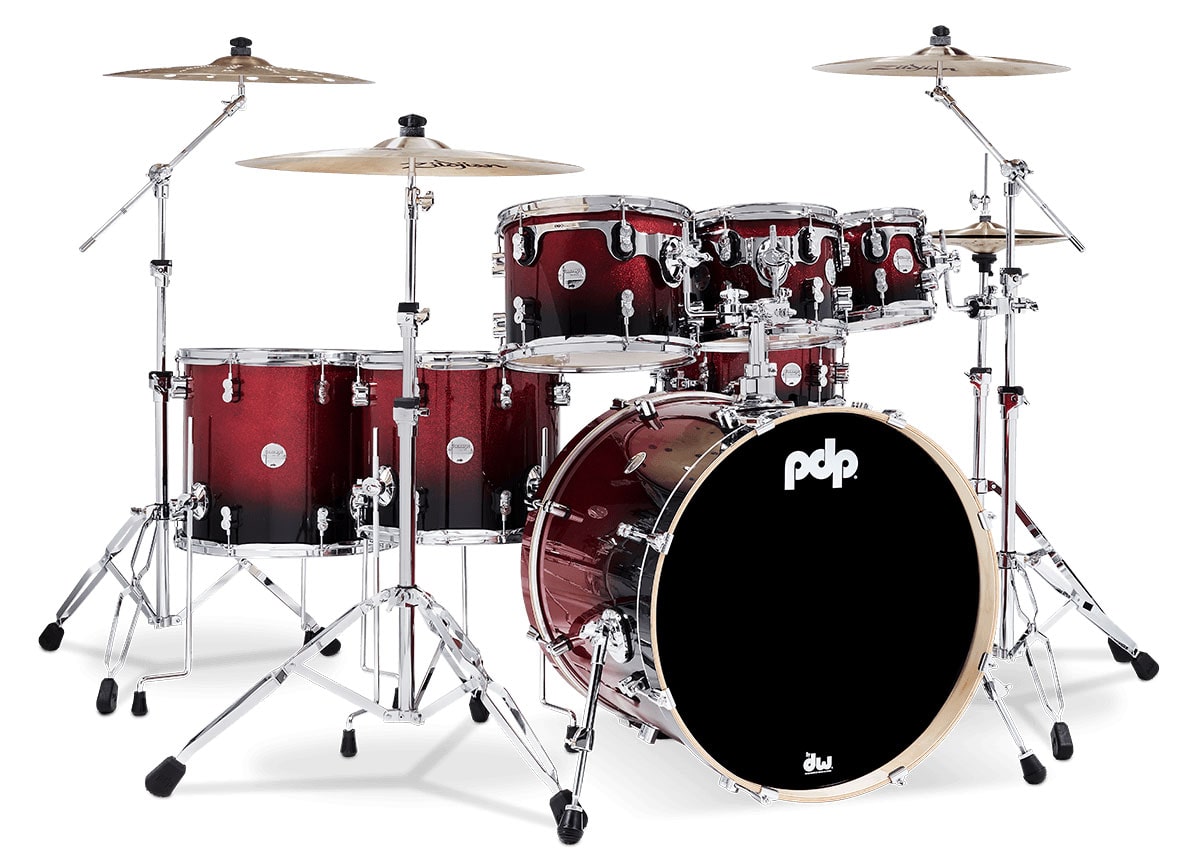 PDP BY DW STUDIO 22 CONCEPT MAPLE RED TO BLACK FADE