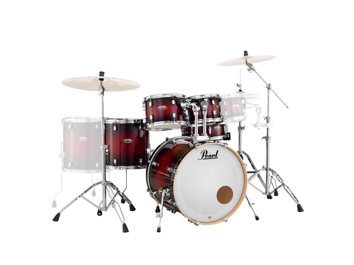 PEARL DRUMS DECADE MAPLE STAGE 22 RED BURST