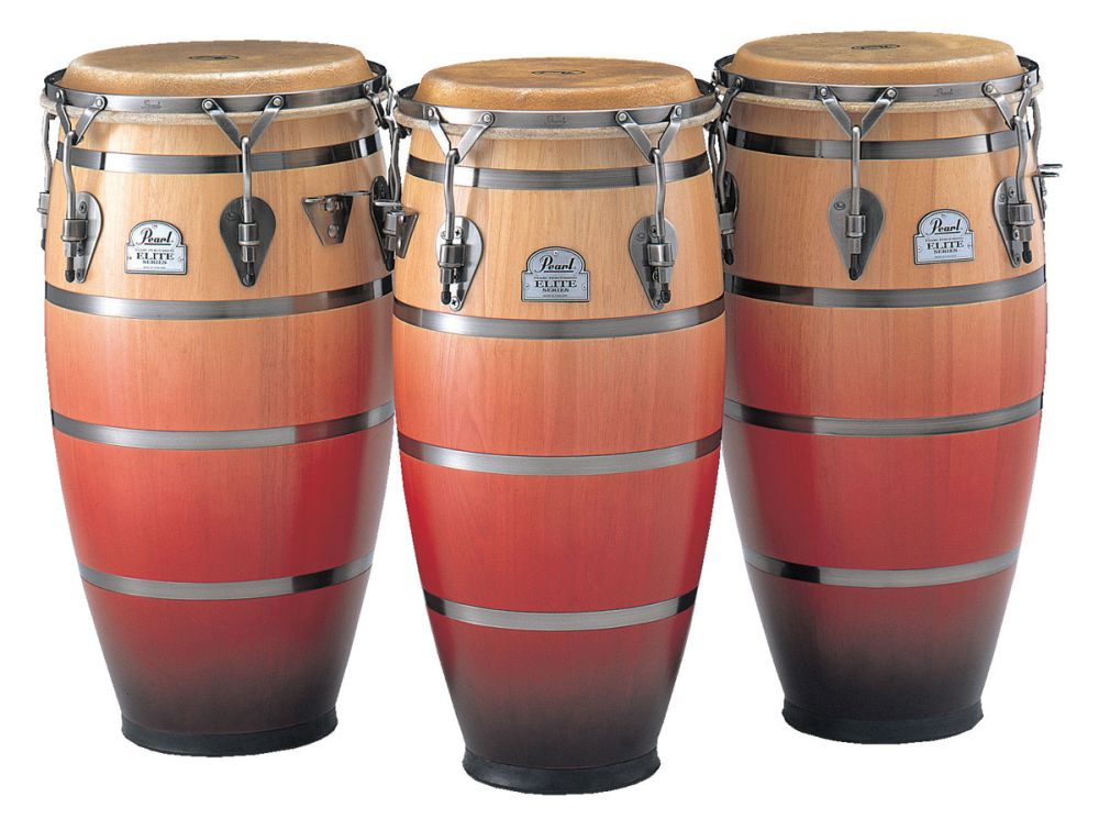 PEARL DRUMS FOLKLORIC ELITE - TUMBA 12.5 - CRIMSON SUNRISE